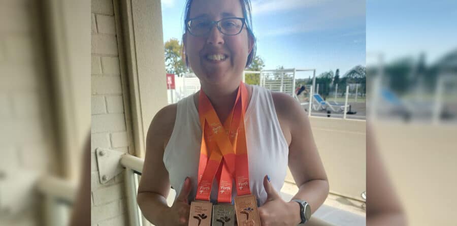 Triple Transplant Games Medal Win for Karen